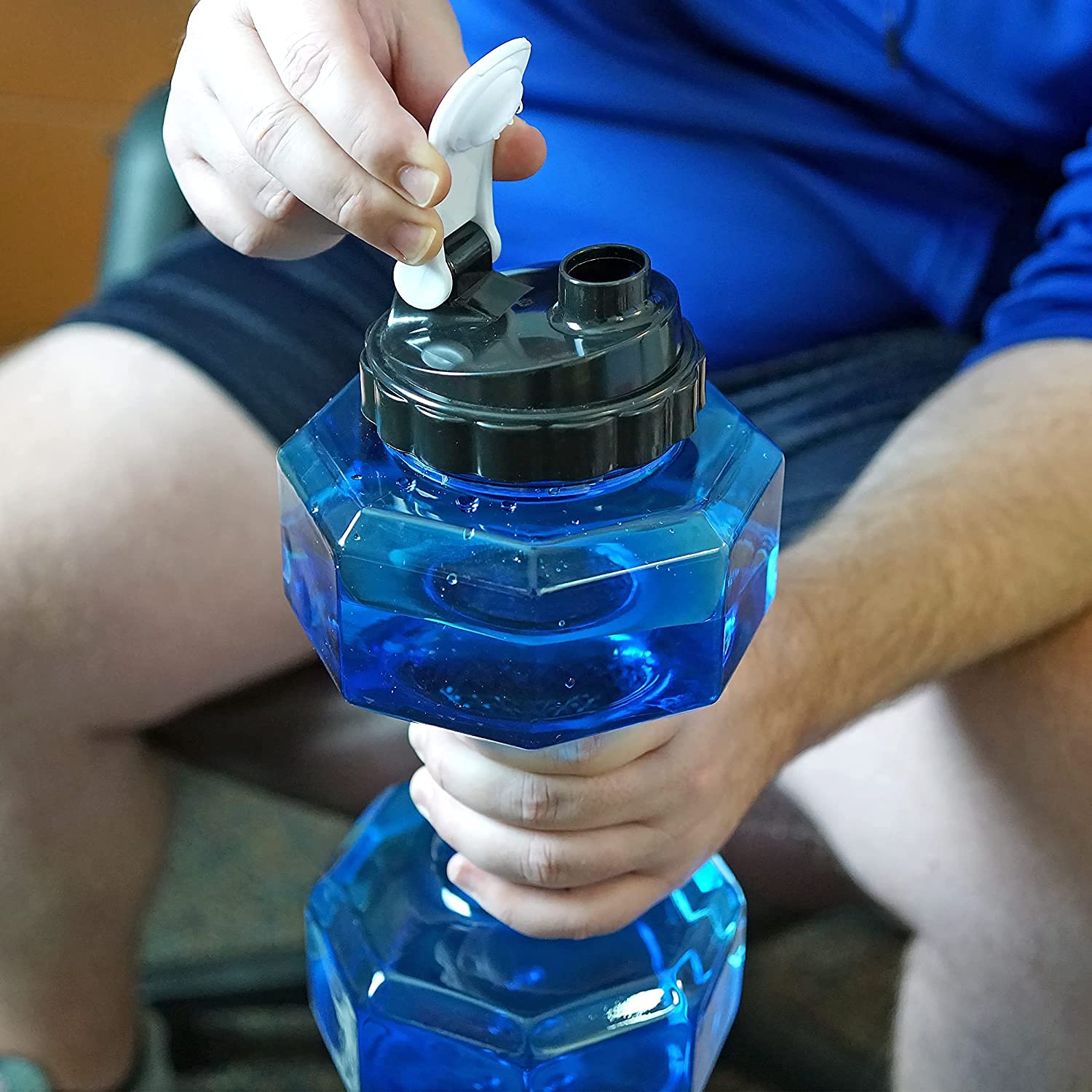 LORDEX - Dumbbell Shape Water Bottle